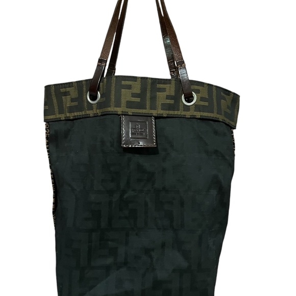 ‼️SOLD ‼️FENDI Zucca FF Top Handle Bag Vintage - PRE OWNED‼️SOLD‼️ - Picture 4 of 8